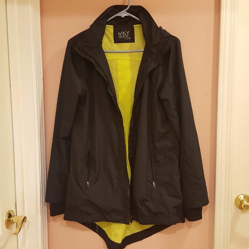 Marc New York Andrew Mark hooded rain jacket coat